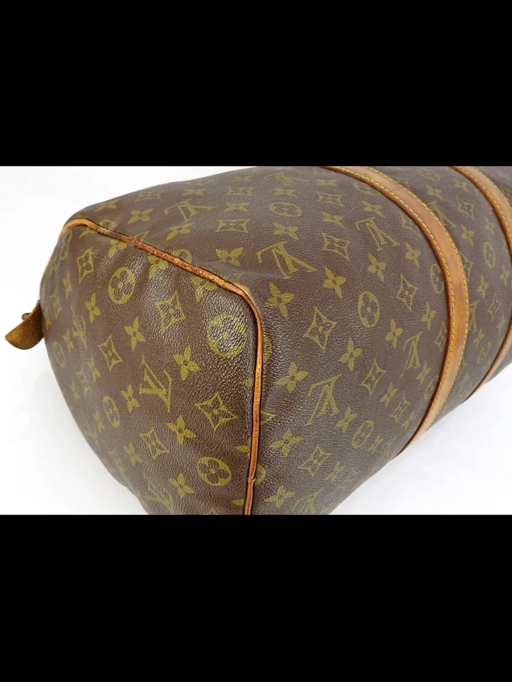 Louis Vuitton Brown Monogram Keepall Duffle Bag